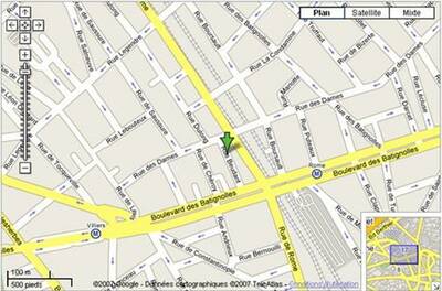 Location appartement 2 pièces Paris 17e