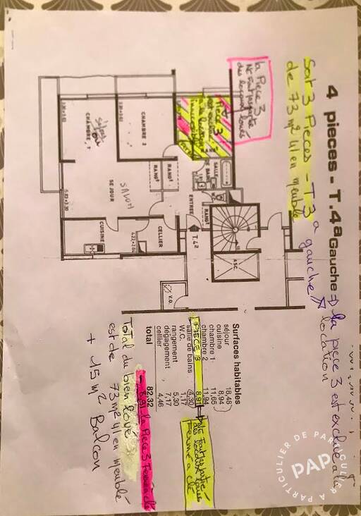Location immobilier Appartement