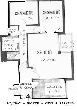 Vente appartement 3 pièces Paris 15e