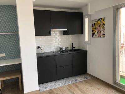 Location appartement studio Paris 17e