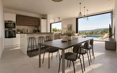Rognes - Villa D’architecte Avec Vue Panoramique Et Piscine Suspendue