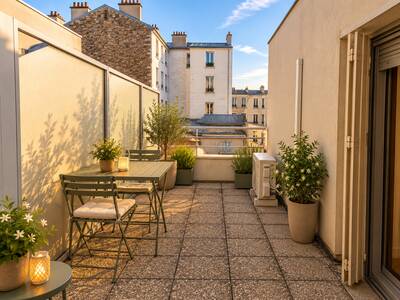 Vente appartement studio Paris 20e
