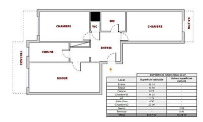 Location appartement 3 pièces Nice (06)