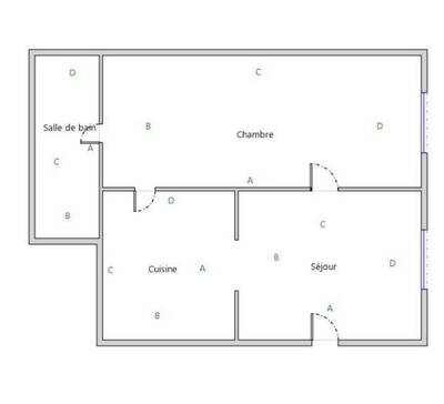 Location appartement 2 pièces Lyon 6e
