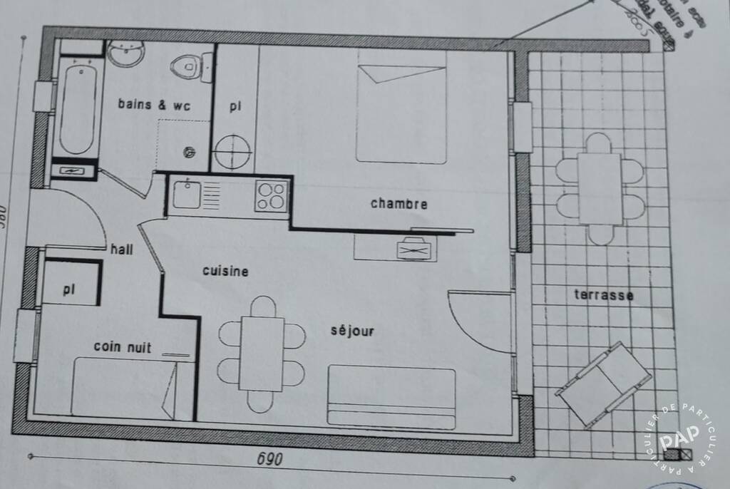 Appartement 39&nbsp;m²