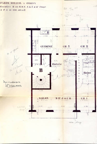 Vente appartement 6 pièces Évreux (27000)