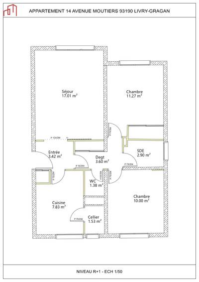 Vente appartement 3 pièces Livry-Gargan (93190)