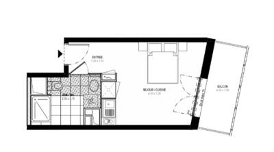 Location appartement studio Saint-Nazaire (44600)