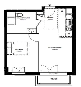 Location appartement 2 pièces Le Perreux-sur-Marne (94170)