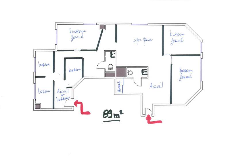 Bureaux, local professionnel Saint-Maur-Des-Fossés (94100) - 89&nbsp;m² - 2.790&nbsp;&euro;