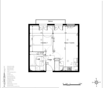 Location appartement 2 pièces Le Blanc-Mesnil (93150)