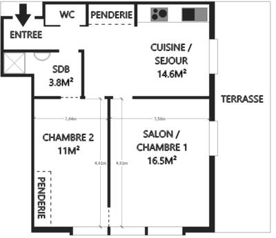 Vente appartement 3 pièces Malakoff (92240)