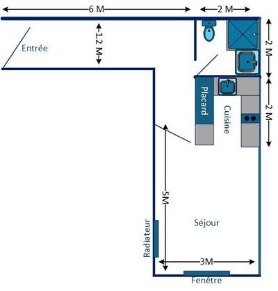 Location appartement studio Le Plessis-Robinson (92350)