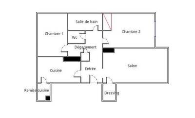 Location appartement 3 pièces Bourg-la-Reine (92340)