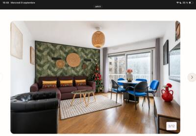 Vente appartement 3 pièces Paris 18e