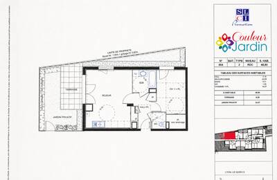 Vente appartement 2 pièces Bron (69500)