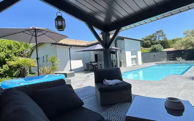 Le Taillan-Médoc (33320) Avec Piscine Chauffée-Prestations Haut De Gamme-15 Minu