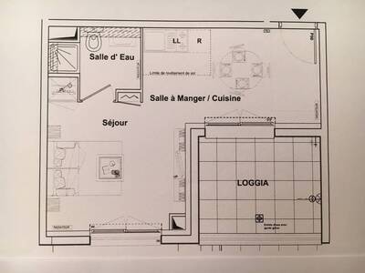Location appartement studio Pontoise (95)