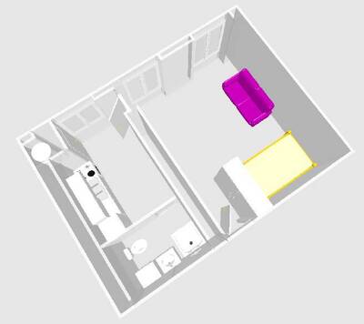 Location appartement studio Paris 9e