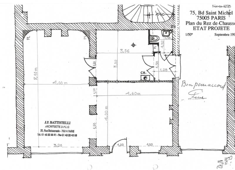 Local commercial Paris 5E (75005) - 68 m² - 80.000 €