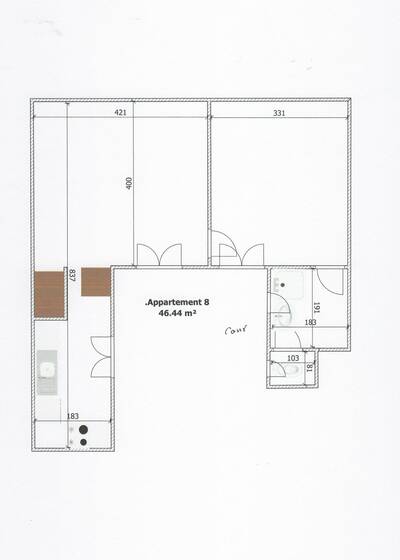 Location appartement 2 pièces Bordeaux (33)