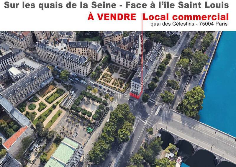 Local commercial Paris 4E (75004) - 84,10 m² - 1.500.000 €