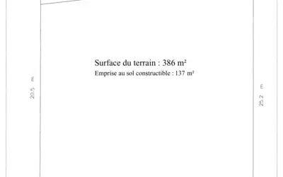 Terrain 386 m² · à Antony · 386 m² · 260 000 €