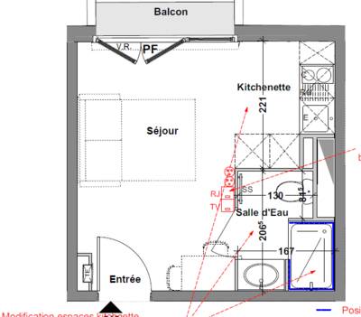 Location appartement studio Marseille 10e