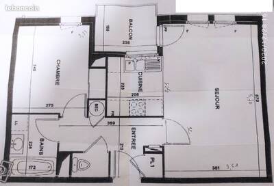 Vente appartement 2 pièces Saint-Saulve (59880)