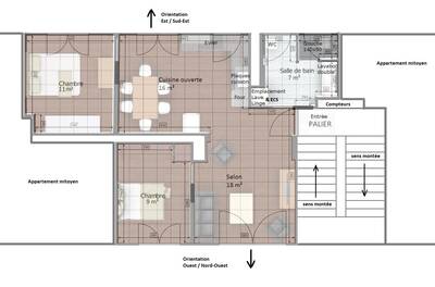 Vente appartement 3 pièces Évreux (27000)