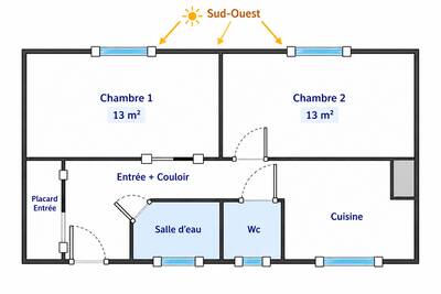Vente appartement 2 pièces Paris 20e