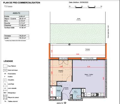 Location appartement 2 pièces Estrablin (38780)