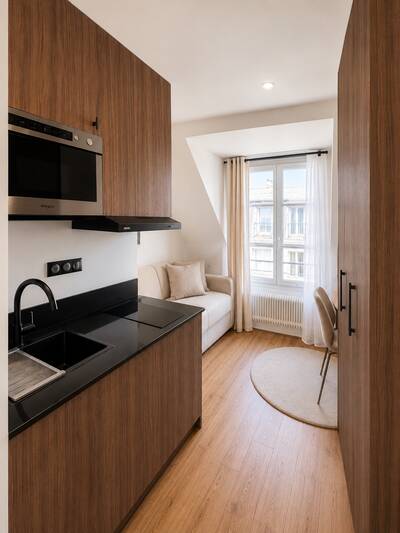 Location appartement studio Paris 8e