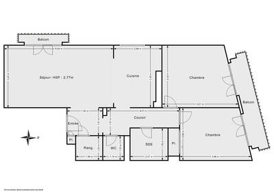 Vente appartement 3 pièces Vichy (03200)