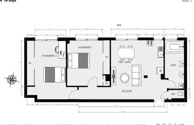 Vente appartement 3 pièces Paris 11e