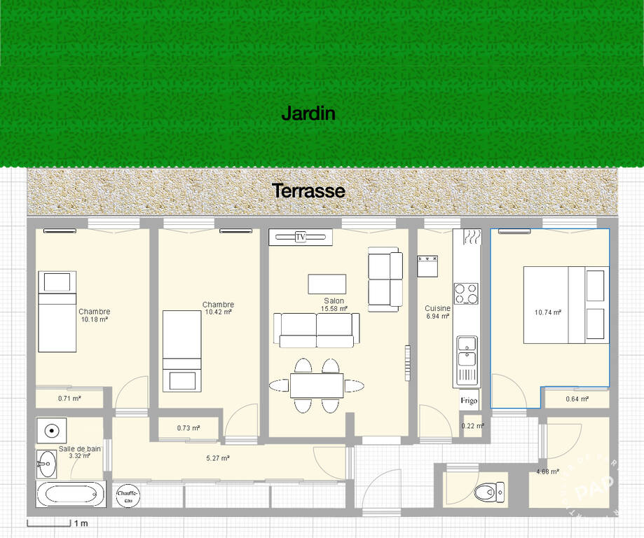 Appartement a louer sevres - 4 pièce(s) - 86 m2 - Surfyn