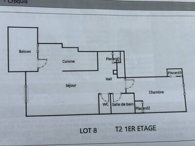 Location appartement 2 pièces Roanne (42300)