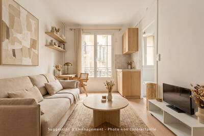 Vente appartement studio Paris 15e