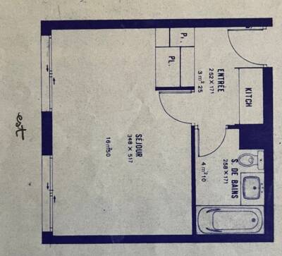 Vente appartement studio Paris 15e