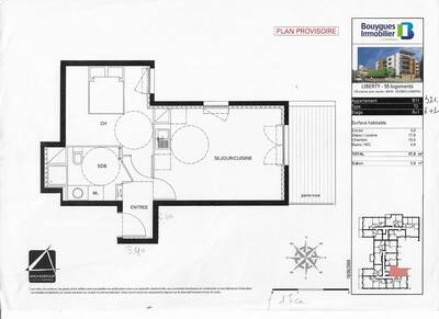 Vente appartement 2 pièces Décines-Charpieu (69150)