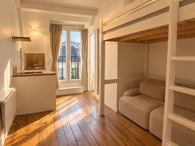 Location appartement studio Paris 16e
