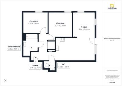 Vente appartement 3 pièces Rosheim (67560)