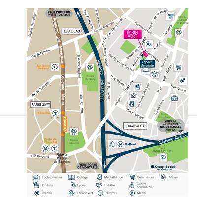 Location appartement 3 pièces Bagnolet (93170)