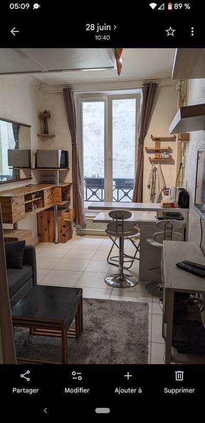 Location appartement studio Paris 9e
