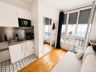 Vente appartement studio Paris 18e