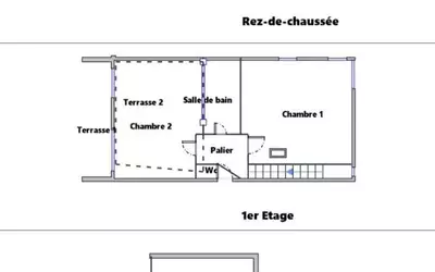 2 Terrasses Paris 19E
