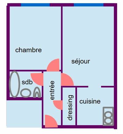 Location appartement 2 pièces Bagneux (92220)