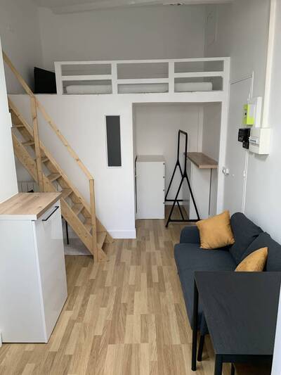 Location appartement studio Paris 17e
