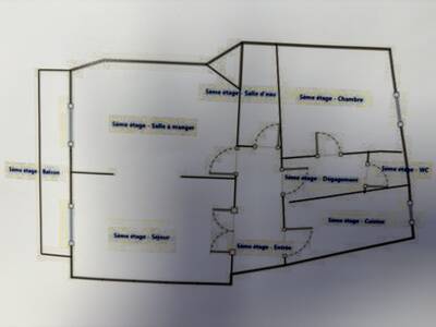 Vente appartement 3 pièces Paris 15e