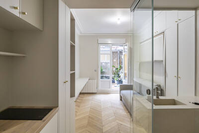 Location appartement studio Paris 16e